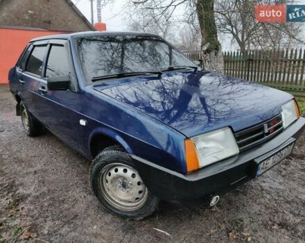 Синий ВАЗ 21099, объемом двигателя 1.6 л и пробегом 150 тыс. км за 2250 $, фото 1 на Automoto.ua