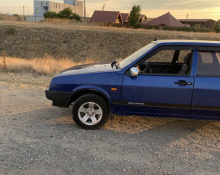 Синий ВАЗ 21099, объемом двигателя 1.6 л и пробегом 271 тыс. км за 1750 $, фото 2 на Automoto.ua