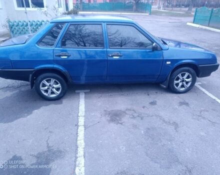 Синий ВАЗ 21099, объемом двигателя 1.6 л и пробегом 202 тыс. км за 2100 $, фото 1 на Automoto.ua