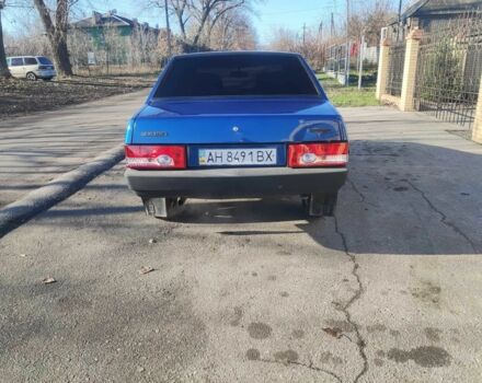 Синий ВАЗ 21099, объемом двигателя 1.6 л и пробегом 215 тыс. км за 1652 $, фото 4 на Automoto.ua