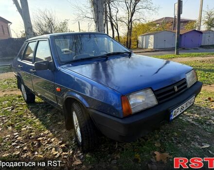 Синий ВАЗ 21099, объемом двигателя 1.6 л и пробегом 160 тыс. км за 1950 $, фото 4 на Automoto.ua
