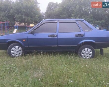 Синий ВАЗ 21099, объемом двигателя 1.6 л и пробегом 353 тыс. км за 1499 $, фото 7 на Automoto.ua