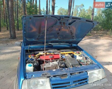 Синий ВАЗ 21099, объемом двигателя 1.6 л и пробегом 282 тыс. км за 1600 $, фото 10 на Automoto.ua