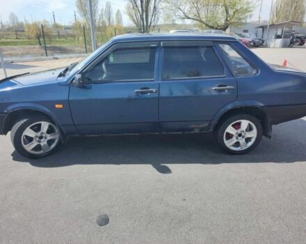 Синий ВАЗ 21099, объемом двигателя 1.6 л и пробегом 300 тыс. км за 1600 $, фото 4 на Automoto.ua