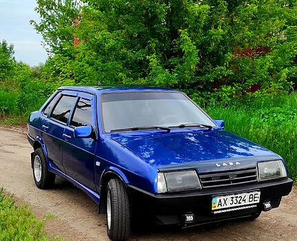 Синий ВАЗ 21099, объемом двигателя 1.6 л и пробегом 212 тыс. км за 2200 $, фото 1 на Automoto.ua