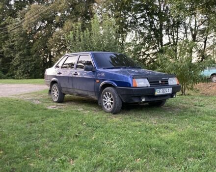 Синий ВАЗ 21099, объемом двигателя 1.5 л и пробегом 258 тыс. км за 1740 $, фото 2 на Automoto.ua