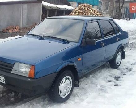 Синий ВАЗ 21099, объемом двигателя 1.6 л и пробегом 169 тыс. км за 3300 $, фото 15 на Automoto.ua