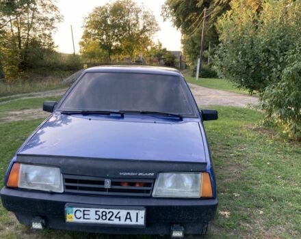 Синий ВАЗ 21099, объемом двигателя 1.5 л и пробегом 258 тыс. км за 1740 $, фото 1 на Automoto.ua