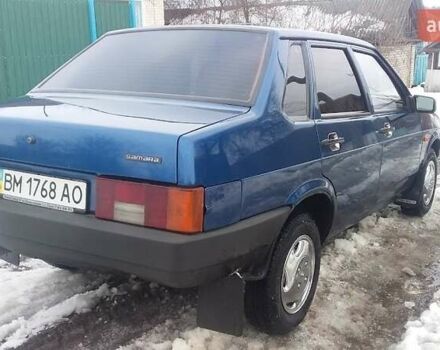 Синий ВАЗ 21099, объемом двигателя 1.6 л и пробегом 169 тыс. км за 3300 $, фото 11 на Automoto.ua