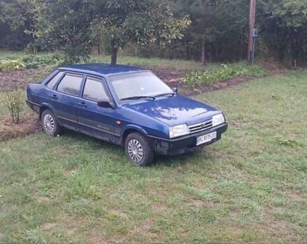 Синий ВАЗ 21099, объемом двигателя 1.6 л и пробегом 176 тыс. км за 1600 $, фото 7 на Automoto.ua