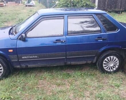 Синий ВАЗ 21099, объемом двигателя 1.6 л и пробегом 176 тыс. км за 1600 $, фото 5 на Automoto.ua