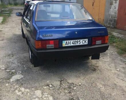 Синий ВАЗ 21099, объемом двигателя 1.6 л и пробегом 128 тыс. км за 1650 $, фото 5 на Automoto.ua
