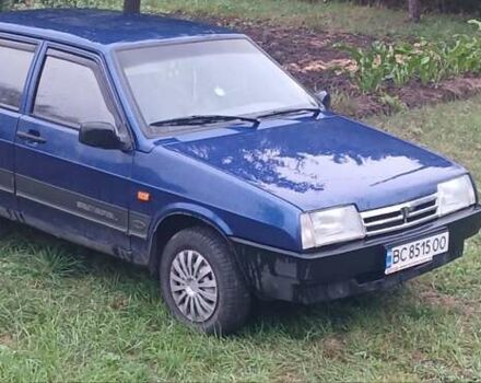 Синий ВАЗ 21099, объемом двигателя 1.6 л и пробегом 176 тыс. км за 1600 $, фото 6 на Automoto.ua
