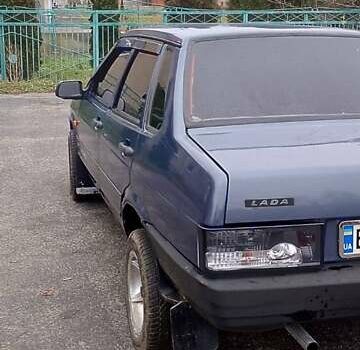Синий ВАЗ 21099, объемом двигателя 1.6 л и пробегом 195 тыс. км за 2150 $, фото 2 на Automoto.ua