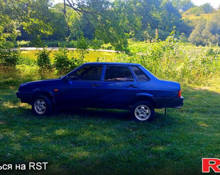 Синий ВАЗ 21099, объемом двигателя 1.6 л и пробегом 114 тыс. км за 1350 $, фото 1 на Automoto.ua