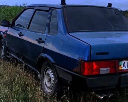 Синий ВАЗ 21099, объемом двигателя 1.6 л и пробегом 300 тыс. км за 969 $, фото 4 на Automoto.ua