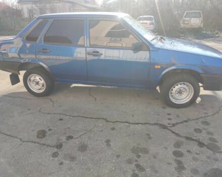 Синий ВАЗ 21099, объемом двигателя 1.6 л и пробегом 215 тыс. км за 1652 $, фото 2 на Automoto.ua