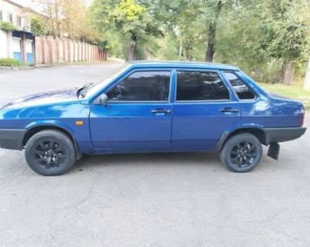Синий ВАЗ 21099, объемом двигателя 1 л и пробегом 138 тыс. км за 2300 $, фото 5 на Automoto.ua