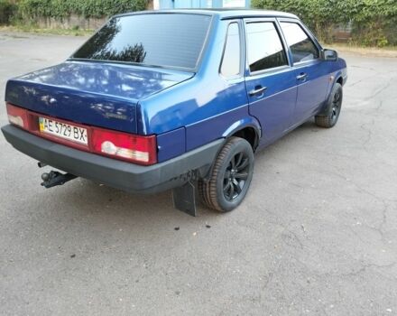 Синий ВАЗ 21099, объемом двигателя 1 л и пробегом 138 тыс. км за 2300 $, фото 3 на Automoto.ua
