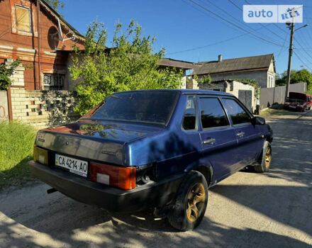 Синий ВАЗ 21099, объемом двигателя 1.6 л и пробегом 164 тыс. км за 1450 $, фото 3 на Automoto.ua