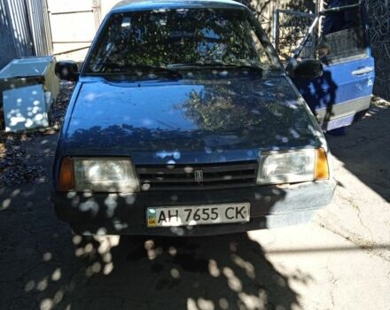 Синий ВАЗ 21099, объемом двигателя 1.5 л и пробегом 300 тыс. км за 1200 $, фото 1 на Automoto.ua