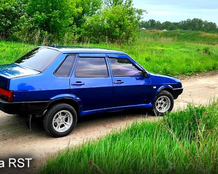 Синий ВАЗ 21099, объемом двигателя 1.6 л и пробегом 212 тыс. км за 2200 $, фото 5 на Automoto.ua
