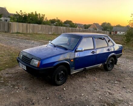 Синій ВАЗ 21099, об'ємом двигуна 1.6 л та пробігом 200 тис. км за 1250 $, фото 1 на Automoto.ua
