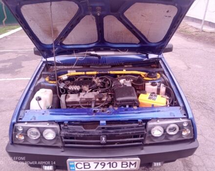 Синий ВАЗ 21099, объемом двигателя 1.6 л и пробегом 202 тыс. км за 2100 $, фото 3 на Automoto.ua