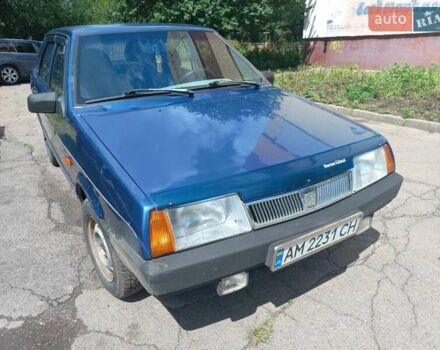 Синий ВАЗ 21099, объемом двигателя 1.6 л и пробегом 107 тыс. км за 1600 $, фото 1 на Automoto.ua
