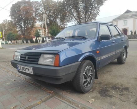 Синий ВАЗ 21099, объемом двигателя 1.6 л и пробегом 195 тыс. км за 1300 $, фото 1 на Automoto.ua