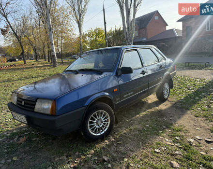 Синий ВАЗ 21099, объемом двигателя 1.6 л и пробегом 165 тыс. км за 1950 $, фото 13 на Automoto.ua