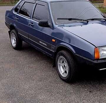 Синий ВАЗ 21099, объемом двигателя 1.6 л и пробегом 195 тыс. км за 2150 $, фото 7 на Automoto.ua