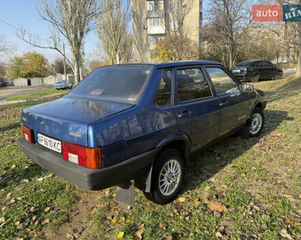 Синий ВАЗ 21099, объемом двигателя 1.6 л и пробегом 165 тыс. км за 1950 $, фото 6 на Automoto.ua