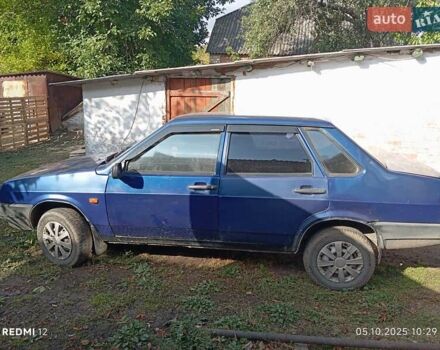 Синій ВАЗ 21099, об'ємом двигуна 1.6 л та пробігом 200 тис. км за 2100 $, фото 1 на Automoto.ua