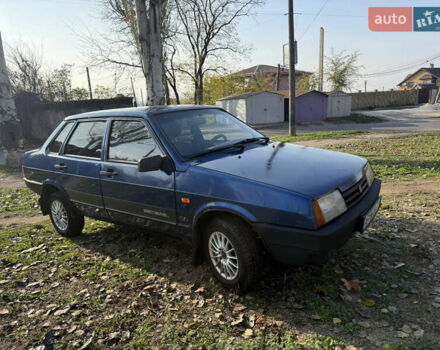 Синий ВАЗ 21099, объемом двигателя 1.6 л и пробегом 165 тыс. км за 1950 $, фото 8 на Automoto.ua