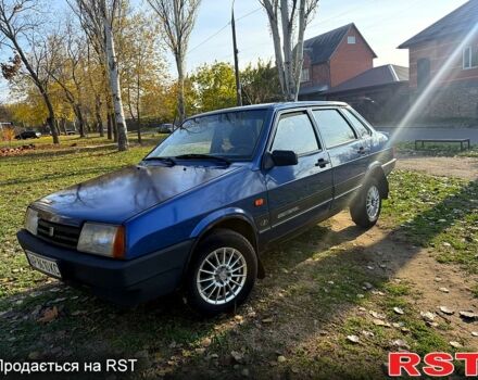 Синий ВАЗ 21099, объемом двигателя 1.6 л и пробегом 160 тыс. км за 1950 $, фото 1 на Automoto.ua