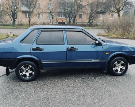 Синий ВАЗ 21099, объемом двигателя 1.6 л и пробегом 200 тыс. км за 1550 $, фото 3 на Automoto.ua
