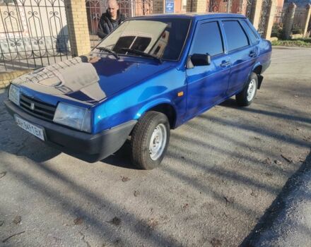 Синий ВАЗ 21099, объемом двигателя 1.6 л и пробегом 215 тыс. км за 1652 $, фото 6 на Automoto.ua
