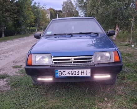 Синий ВАЗ 21099, объемом двигателя 1.6 л и пробегом 168 тыс. км за 1200 $, фото 7 на Automoto.ua