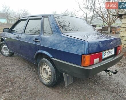 Синий ВАЗ 21099, объемом двигателя 1.6 л и пробегом 150 тыс. км за 2250 $, фото 22 на Automoto.ua