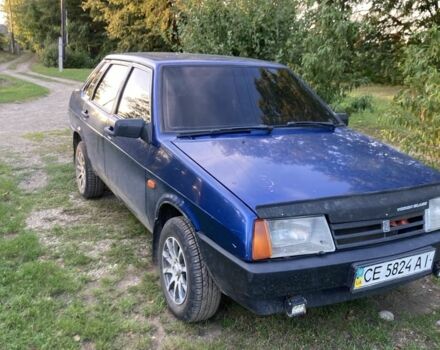 Синий ВАЗ 21099, объемом двигателя 1.5 л и пробегом 258 тыс. км за 1740 $, фото 4 на Automoto.ua