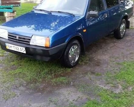 Синий ВАЗ 21099, объемом двигателя 1.6 л и пробегом 169 тыс. км за 3300 $, фото 5 на Automoto.ua