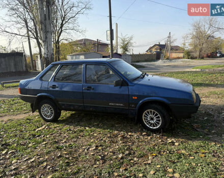 Синий ВАЗ 21099, объемом двигателя 1.6 л и пробегом 165 тыс. км за 1950 $, фото 7 на Automoto.ua