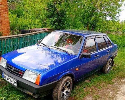 Синий ВАЗ 21099, объемом двигателя 1.6 л и пробегом 250 тыс. км за 1900 $, фото 3 на Automoto.ua