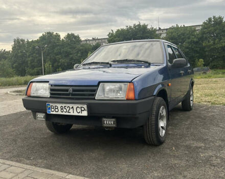 Синий ВАЗ 21099, объемом двигателя 1.6 л и пробегом 160 тыс. км за 1803 $, фото 1 на Automoto.ua
