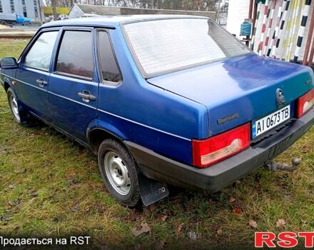 Синий ВАЗ 21099, объемом двигателя 1.6 л и пробегом 65 тыс. км за 888 $, фото 1 на Automoto.ua