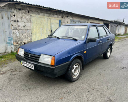 Синій ВАЗ 21099, об'ємом двигуна 1.6 л та пробігом 181 тис. км за 1450 $, фото 1 на Automoto.ua