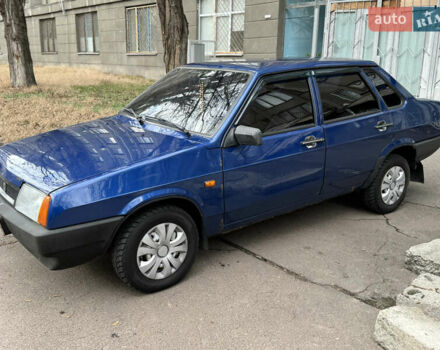 Синий ВАЗ 21099, объемом двигателя 1.6 л и пробегом 148 тыс. км за 2200 $, фото 5 на Automoto.ua