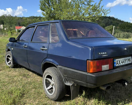 Синий ВАЗ 21099, объемом двигателя 1.6 л и пробегом 156 тыс. км за 1950 $, фото 1 на Automoto.ua