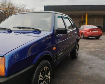 Синий ВАЗ 21099, объемом двигателя 1.6 л и пробегом 159 тыс. км за 2200 $, фото 2 на Automoto.ua